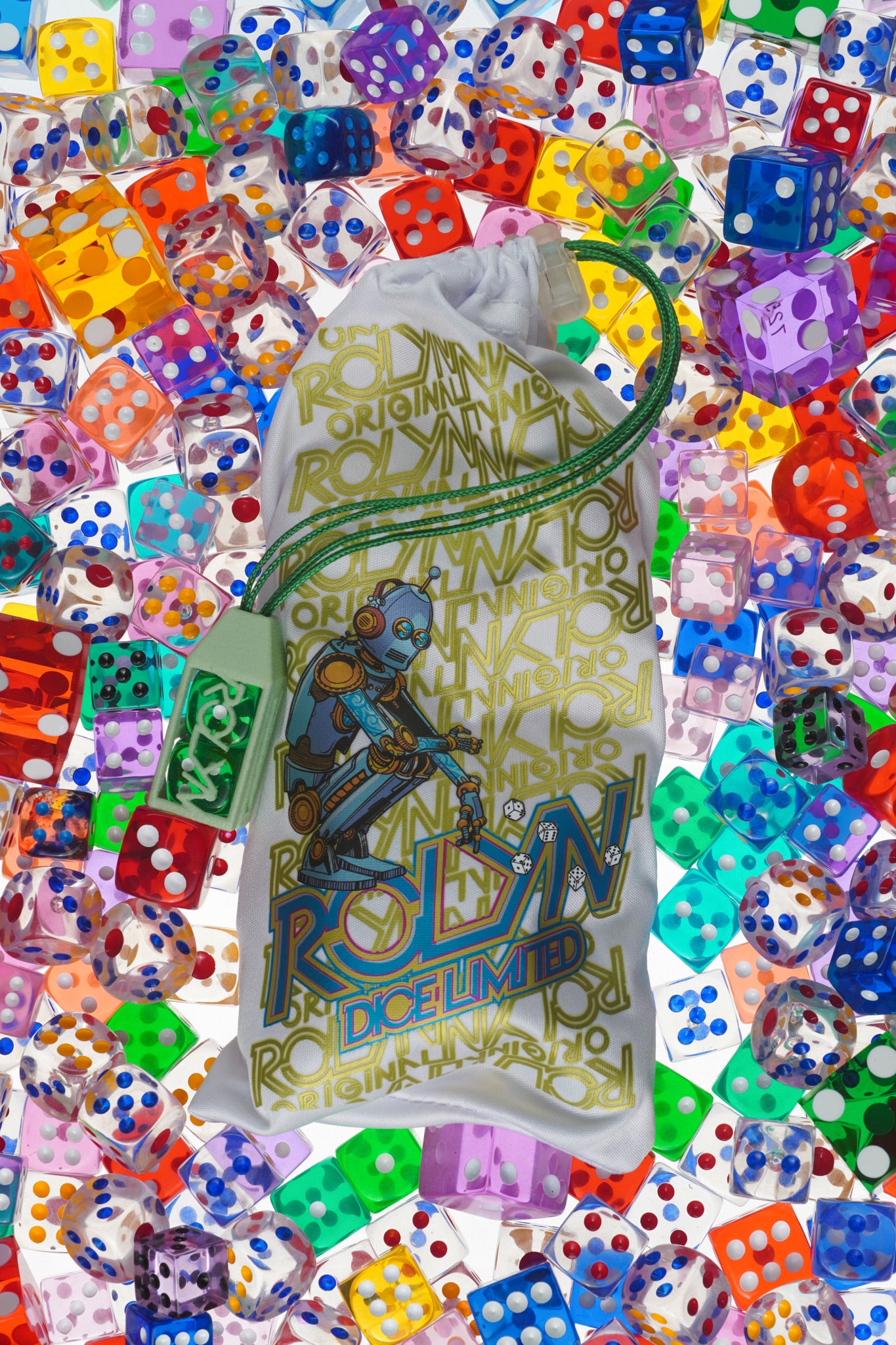 Light Green Dice Bag
