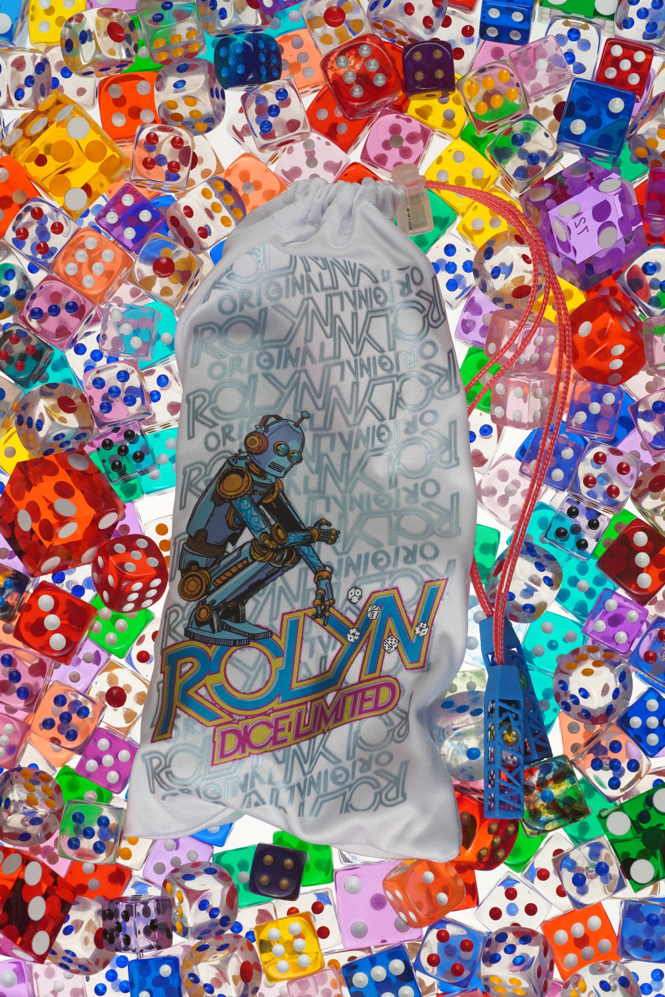 Sky Blue Dice Bag