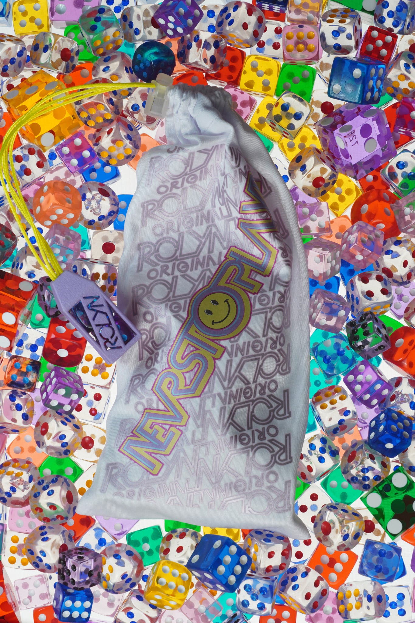 Lavender Dice Bag Nevrstoplayn 12mm Ver 2 Dice Case Fob